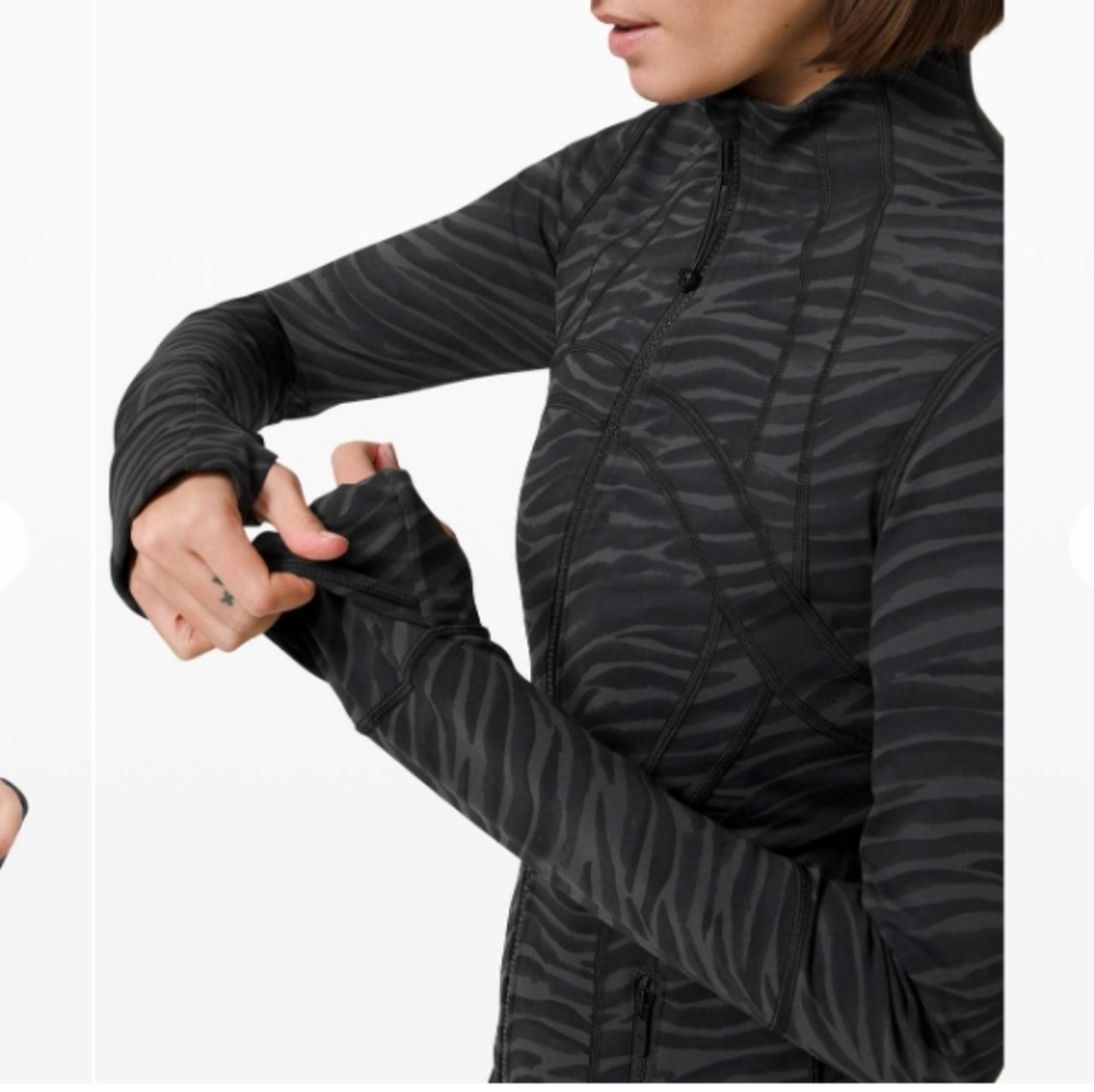 NWOT !!  🍋 LULULEMON Define Jacket Black grey size 6 - Picture 11 of 12